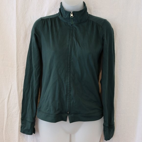 Lucy Green Flare-Leg Track Suit Lounge Set XS Full-Zip Jacket & Pants Retro - Picture 2 of 16